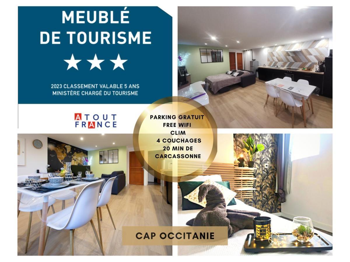 LE CONCORDE-Cosy-WIFI-Clim-Idéal-famille et pros Bram Exterior foto